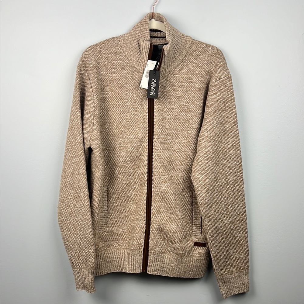 Buffalo David Bitton NWT large full zip men’s sweater
